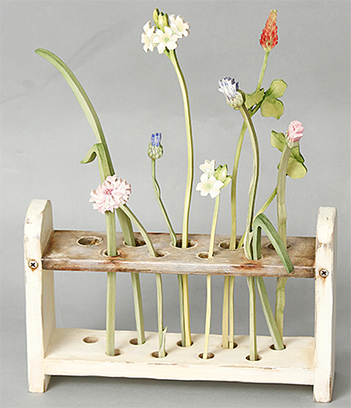 苺 マルチレターラック ナチュラル雑貨 トールペイント｜インテリア  