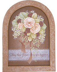 白井里美さん「秋色ブーケ」