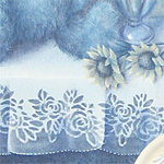 立石栄さん「青いベア」部分